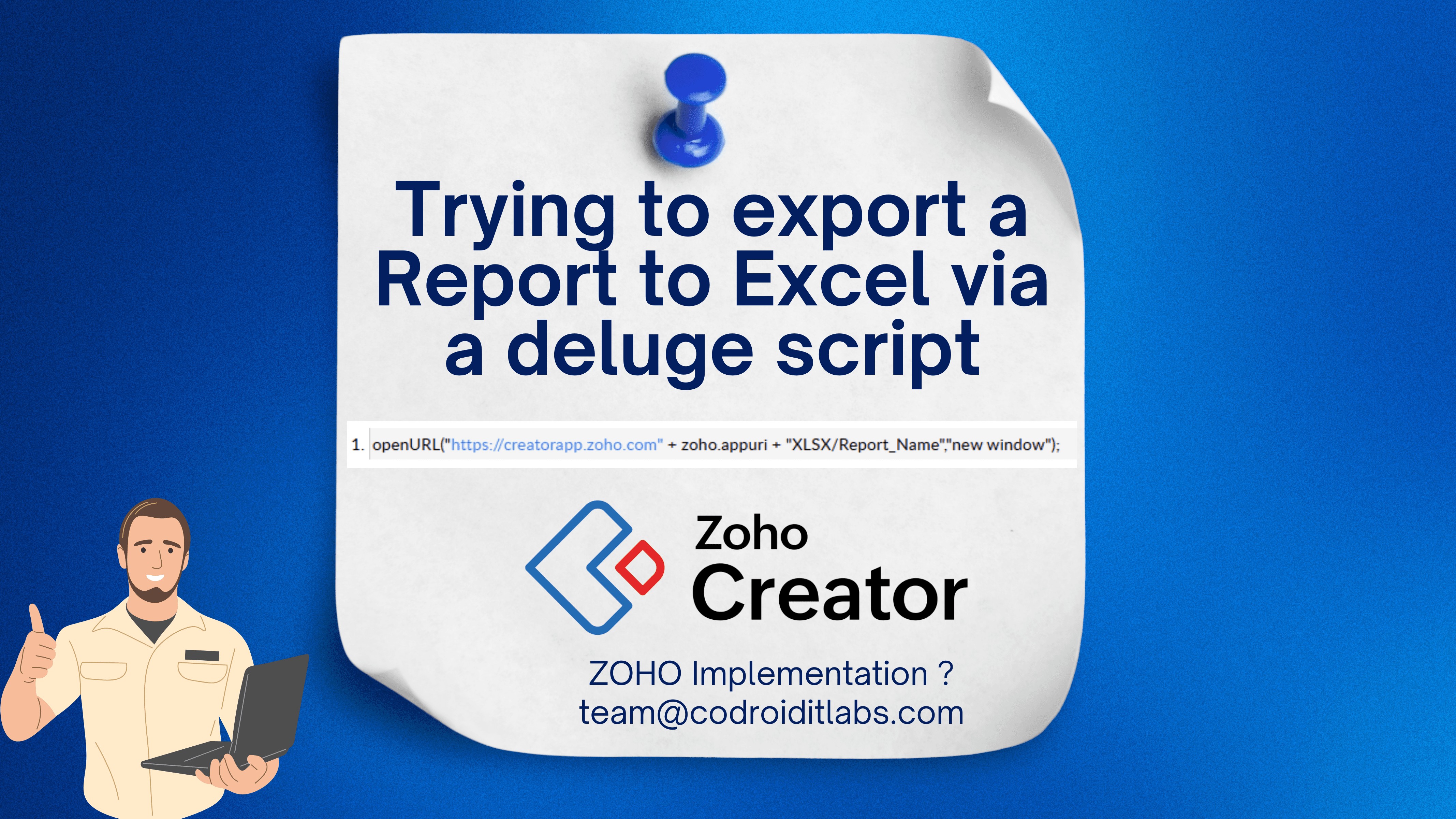 Mastering Deluge Script: Effortless Excel Report Exporting for Maximum Efficiency 1 Deluge Script