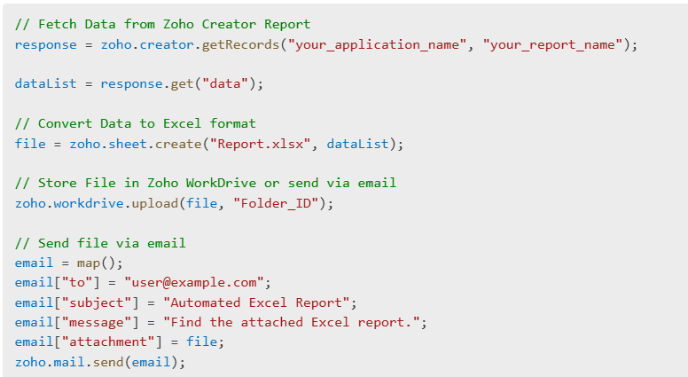 Mastering Deluge Script: Effortless Excel Report Exporting for Maximum Efficiency 2 image 12