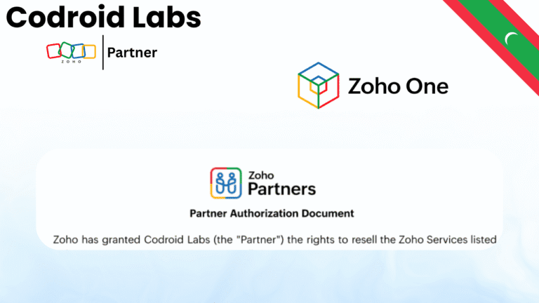 Zoho Partner in Maldives codroid labs
