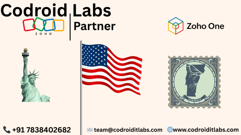 Zoho Partner in Vermont