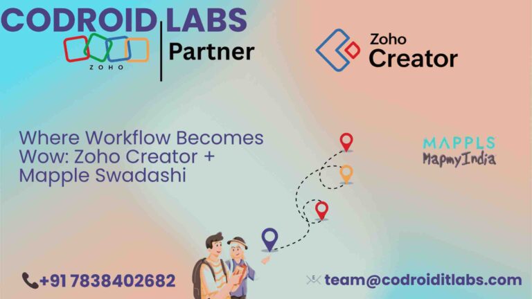 Mapple Swadashi Integration Zoho Creator
