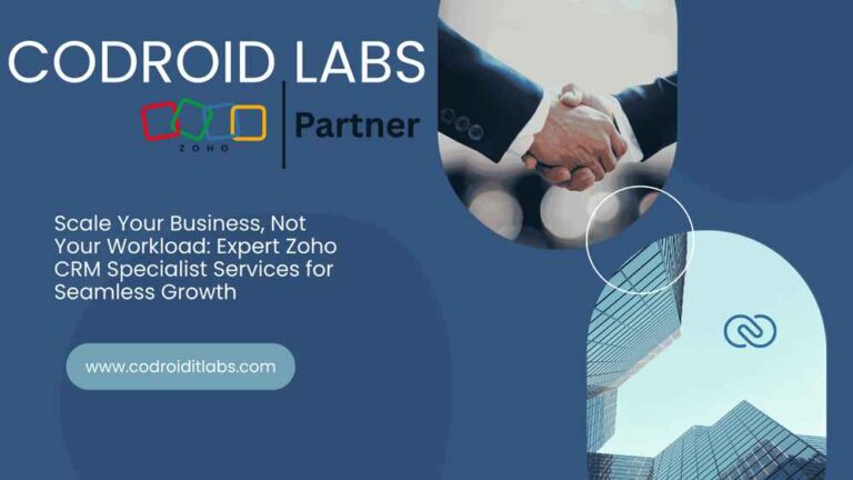 Zoho CRM Specialist Services