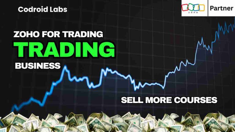 Zoho for Trading Business video course funnel setup