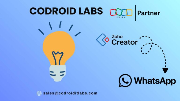 Zoho Creator WhatsApp Integration