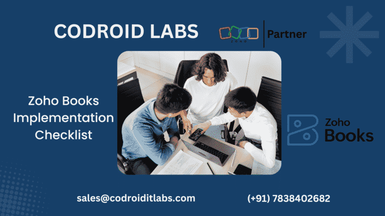 Zoho Books Implementation Checklist