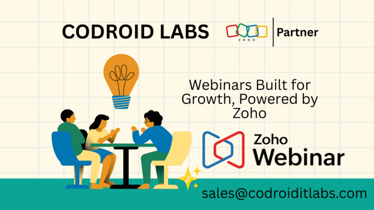 Zoho Webinar Reseller in India