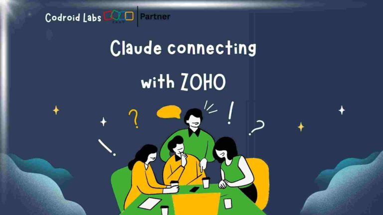Zoho API automation Claude connecting Zoho Desk CRM Books Projects into unified PSA workflow