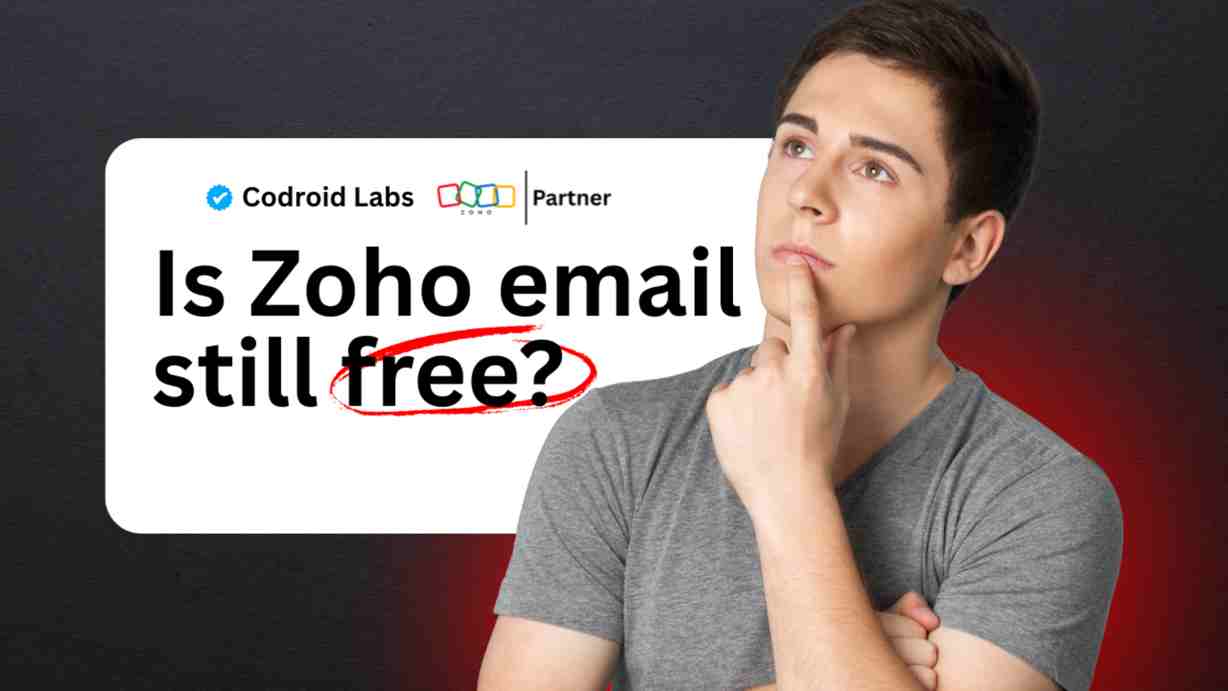 Is Zoho email still free?