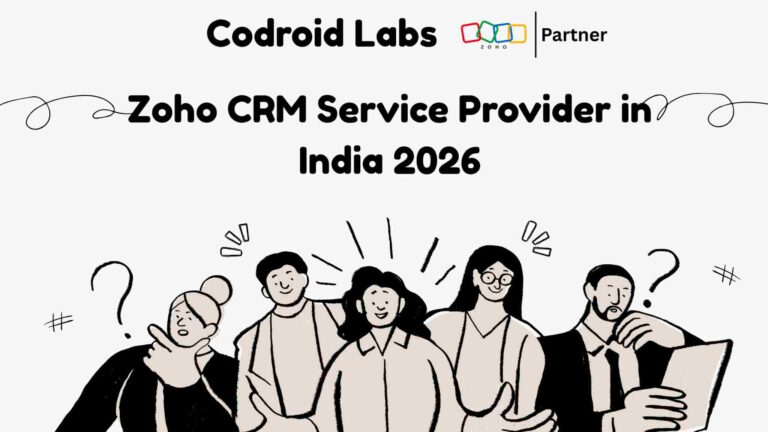Zoho CRM Service Provider in India 2026