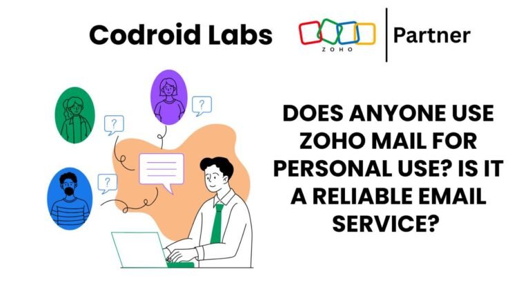 Zoho Mail for personal use