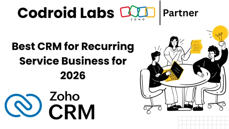 Best Zoho CRM for Recurring Service Business for 2026
