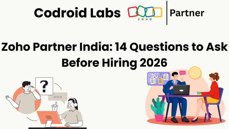 Zoho Partner India 14 Questions to Ask Before Hiring 2026