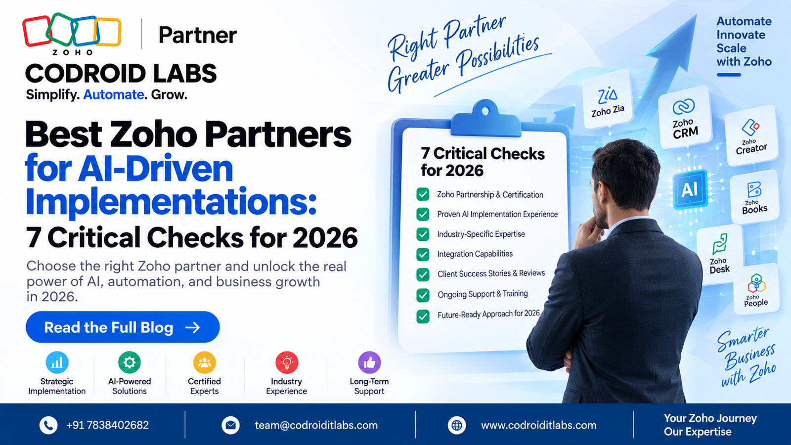 Best Zoho Partners for AI-Driven Implementations: 7 Critical Checks for 2026