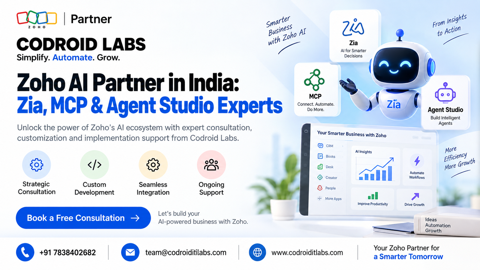 zoho ai partner india