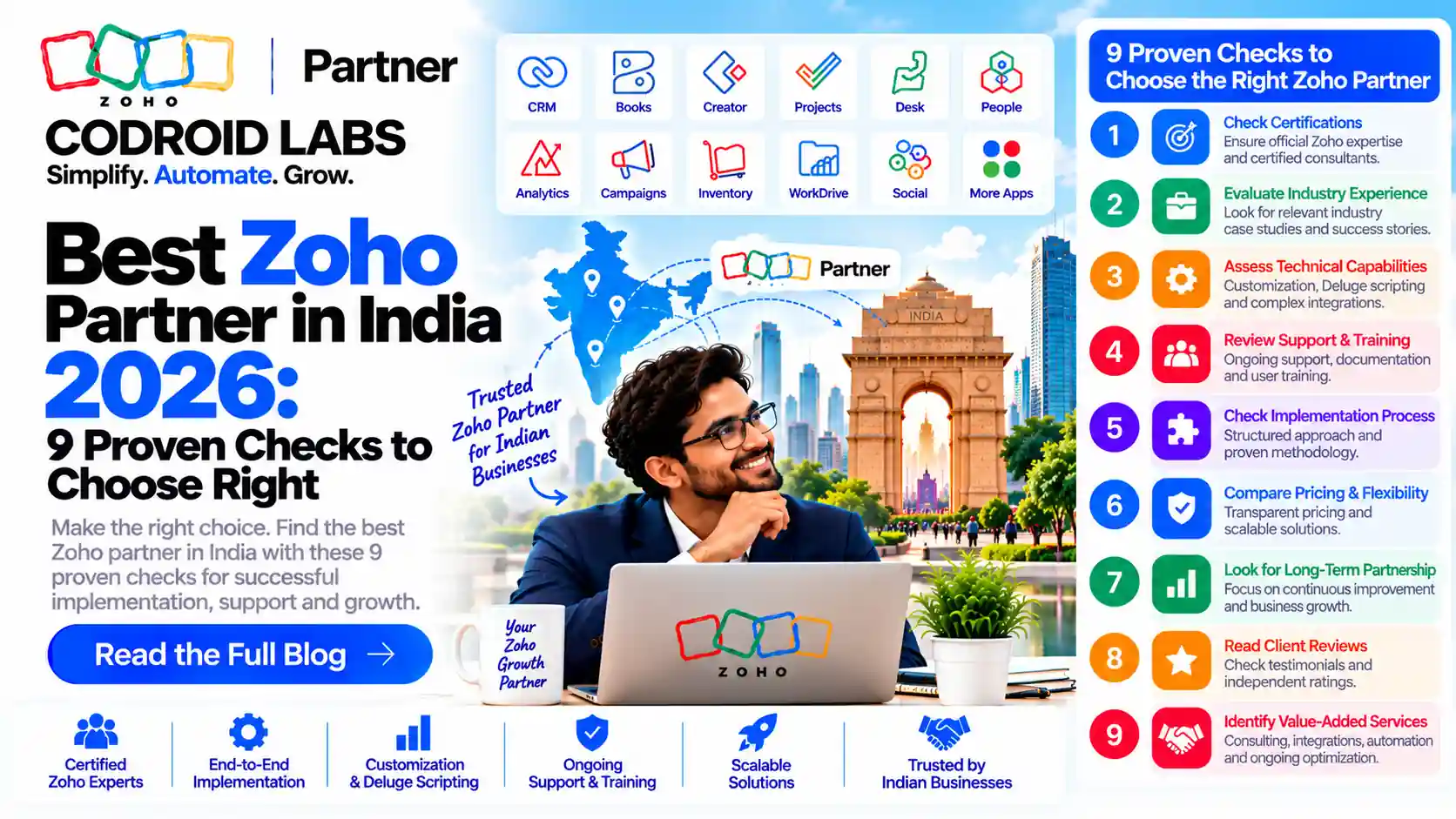 Best Zoho partner in india Codroid labs