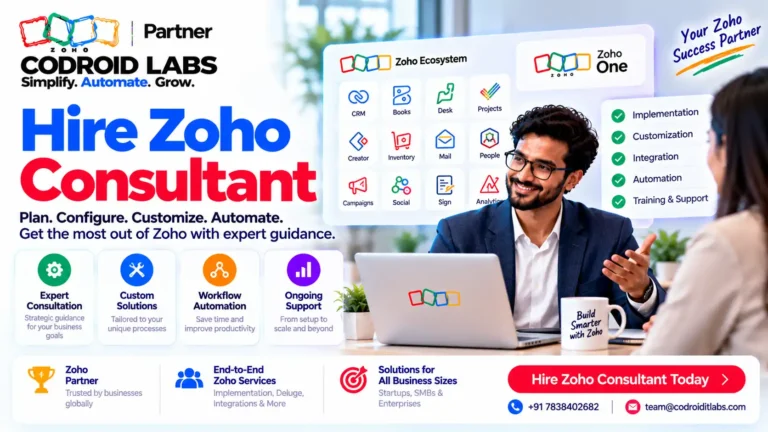 Hire Zoho Consultant codroid labs
