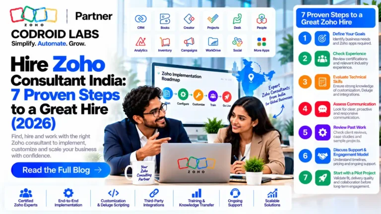 Hire Zoho developer Codroid labs