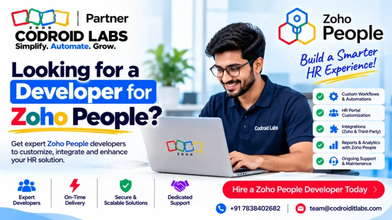 Looking Zoho people Developer