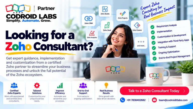Looking for a Zoho Consultant