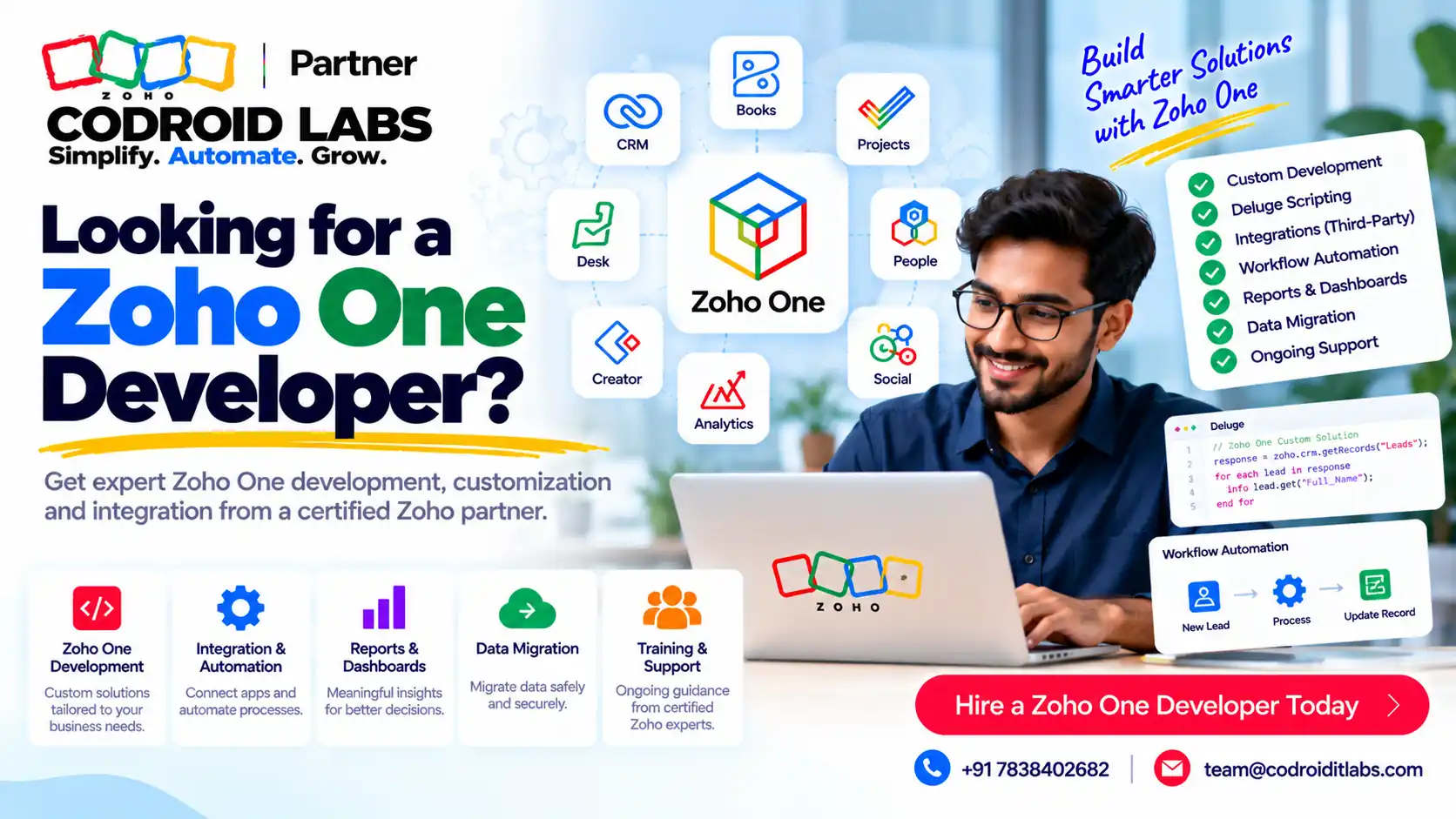 Looking for Zoho One Developer? 7 Proven Steps to a Painless Hire 1 Looking for a Zoho one developer Codroid Labs
