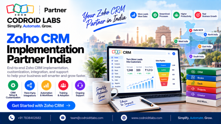 Zoho CRM Partner India Banner