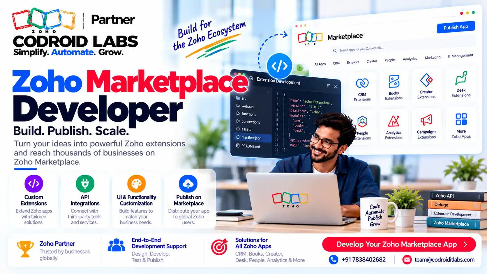 Zoho Marketplace Developer Expert Codroid Labs