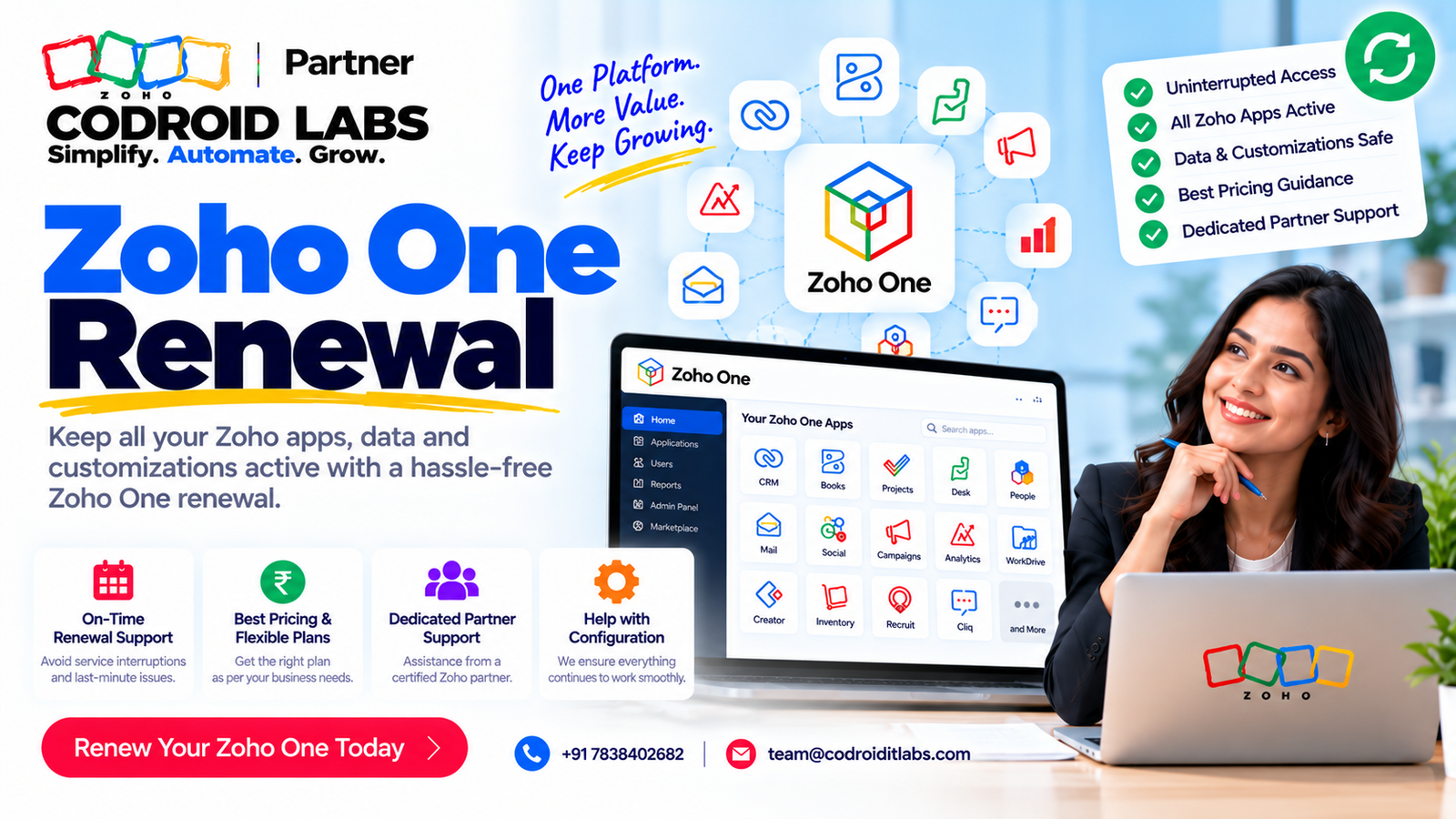 Zoho One Renewal Made Simple