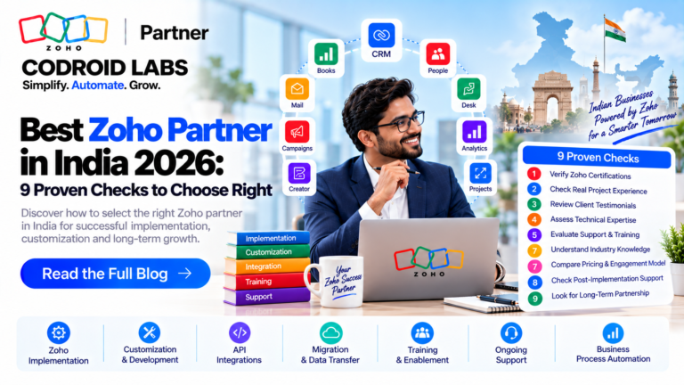 Zoho Partner India 2026 Banner