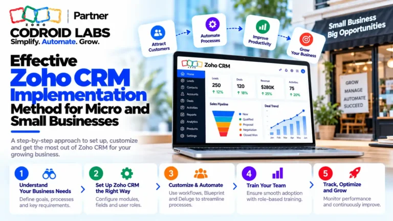 zoho crm implementation for small business